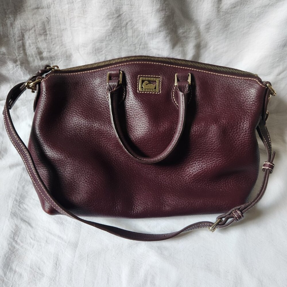 Dooney & Burke Plum Handbag - Picture 2 of 5